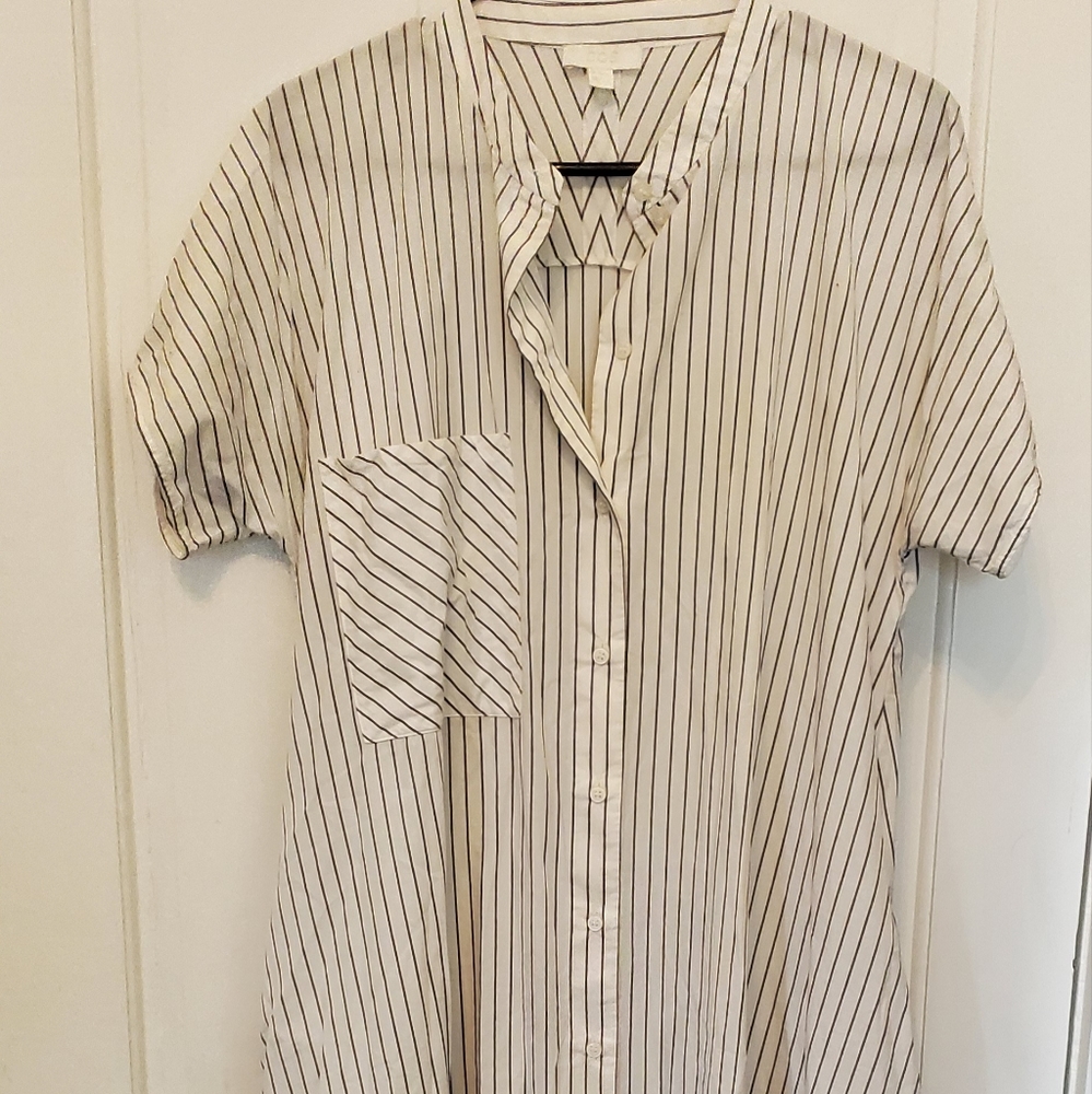 COS Striped Midi Dress